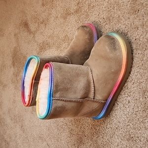 UGG Chestnut Rainbow Boots